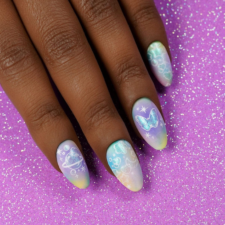 Bubble Pop: Burst of Fun (MXM131) - Nail Stamping Plate