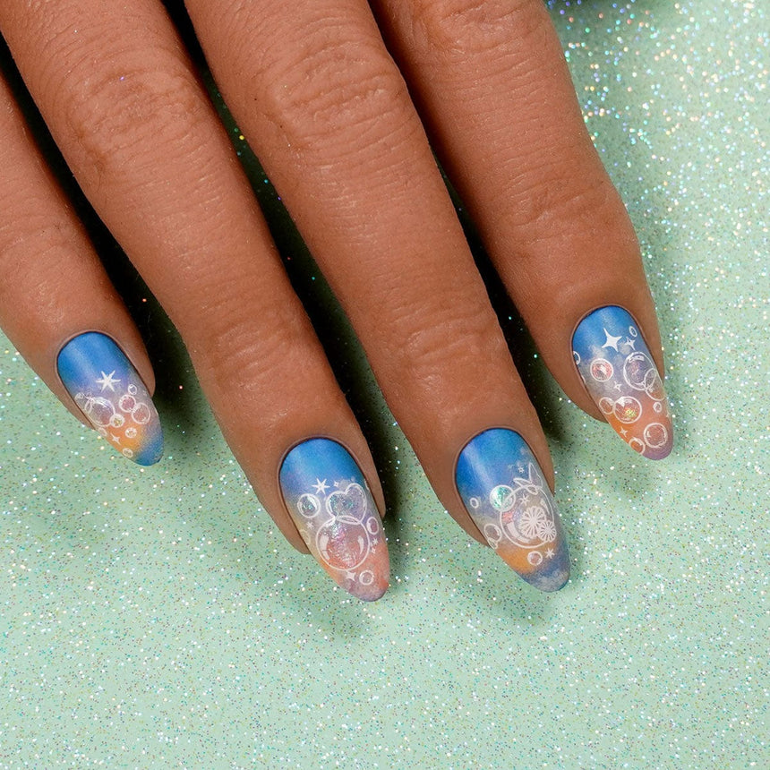 Bubble Pop: Burst of Fun (MXM131) - Nail Stamping Plate