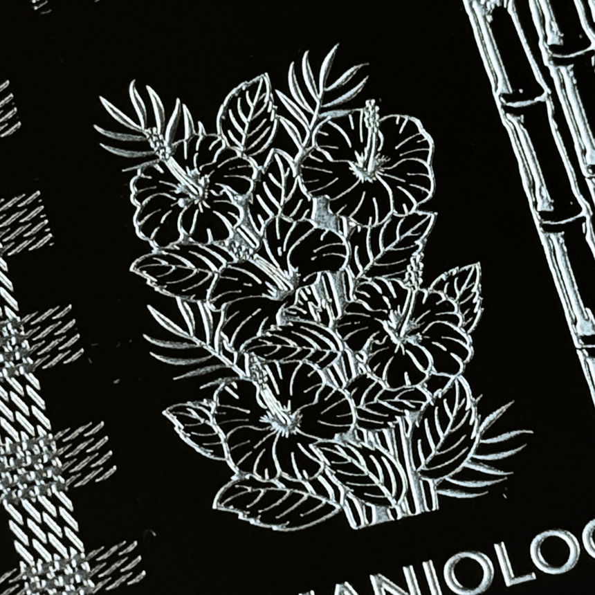 Hawaiian Vintage: Island Memories (MXM155) - Nail Stamping Plate