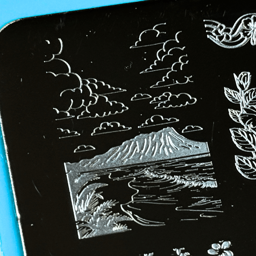 Hawaiian Vintage: Island Memories (MXM155) - Nail Stamping Plate