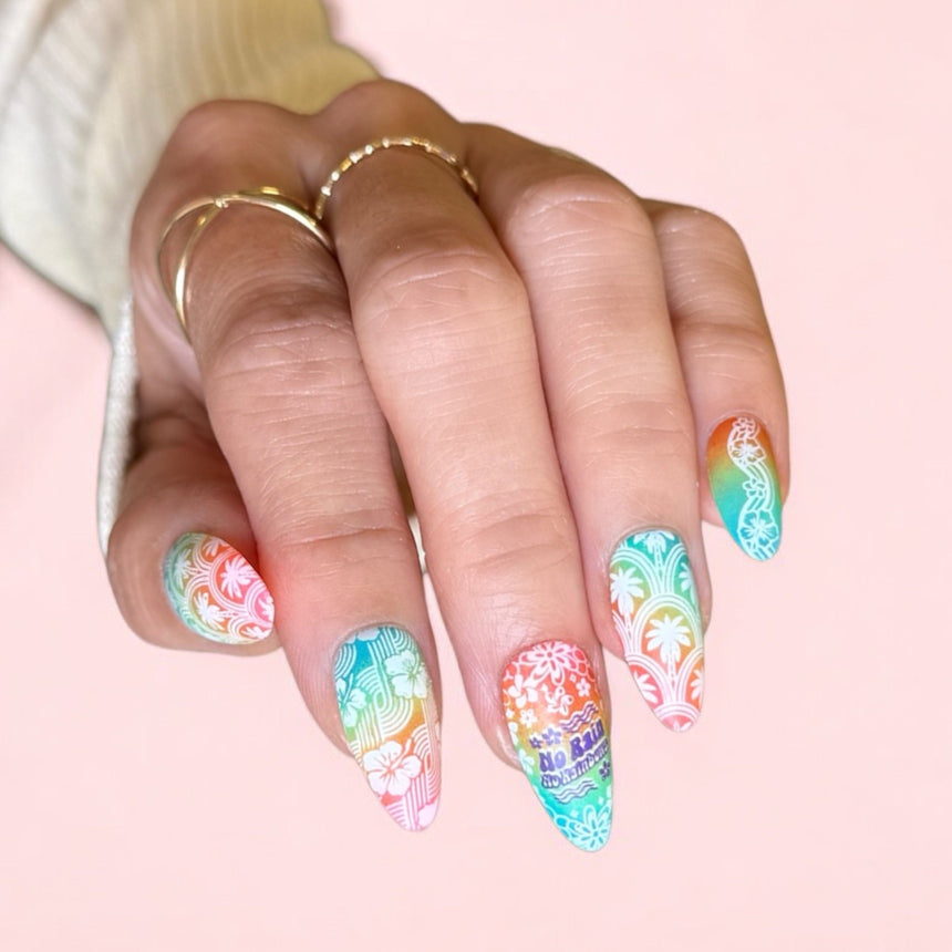 300pcs Full Cover Nail Tips for Extension in 15 Sizes - Medium Almond