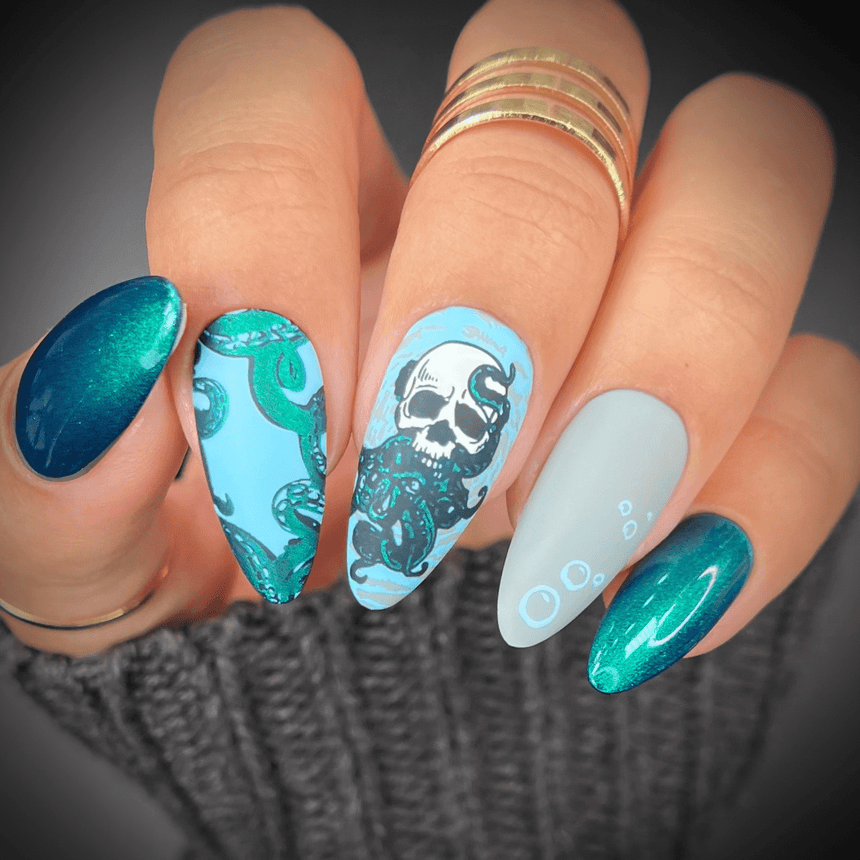 Abyss: Darkwater Dwellers (MXM105) - Nail Stamping Plate