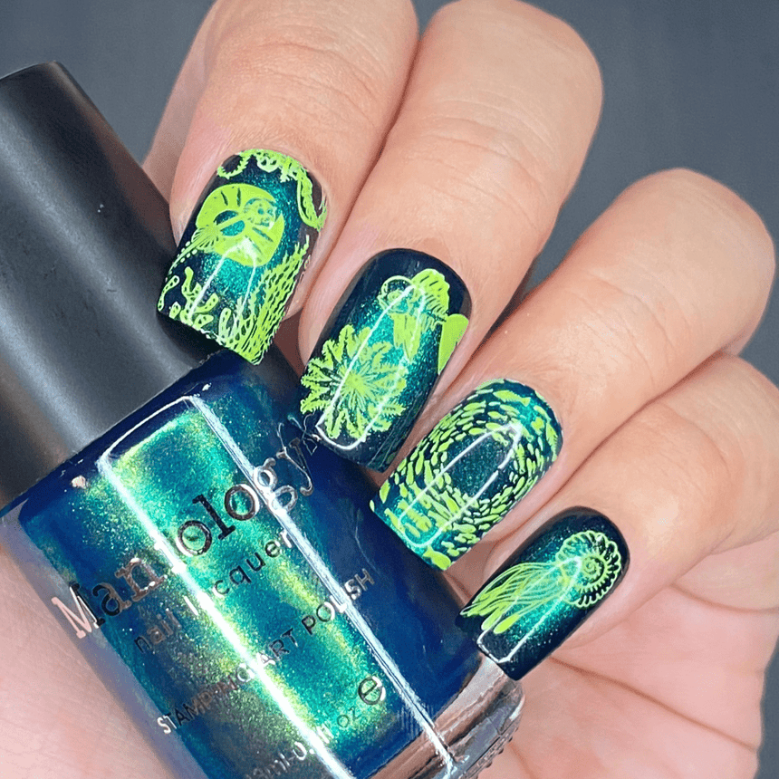 Abyss: Darkwater Dwellers (MXM105) - Nail Stamping Plate