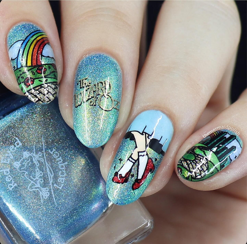 Wizard Of Oz: No Place Like Home (MXM129) - Nail Stamping Plate