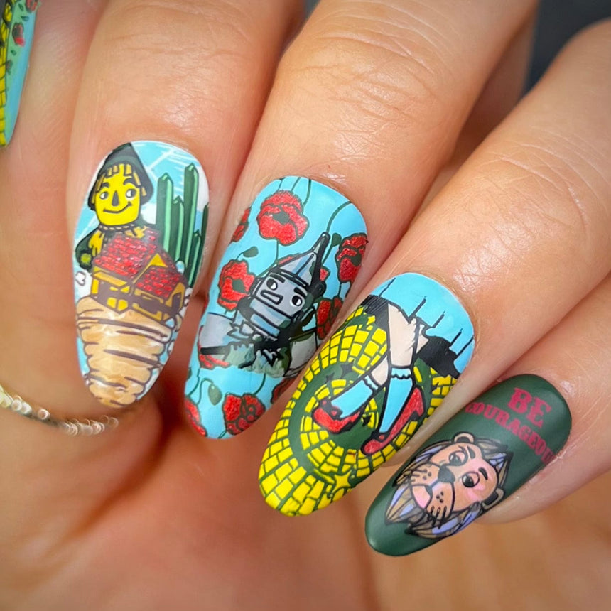Wizard Of Oz: Land of Oz (MXM130) - Nail Stamping Plate