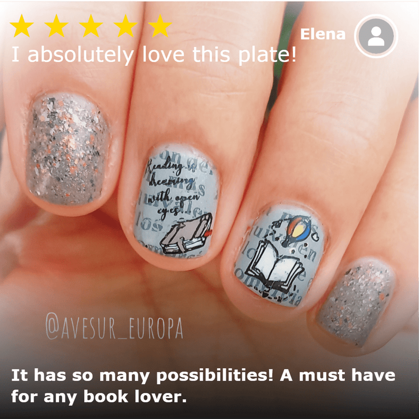 Storyteller: Once Upon a Time (MXM075) - Nail Stamping Plate