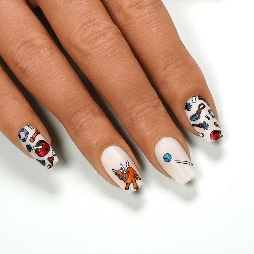 Furever Friends: Paws & Play (MXM127) - Nail Stamping Plate