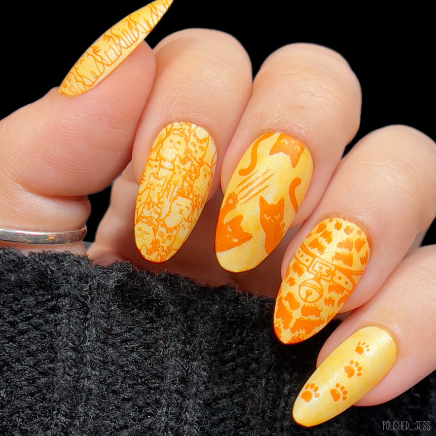 Furever Friends: Meow Manor (MXM128) - Nail Stamping Plate