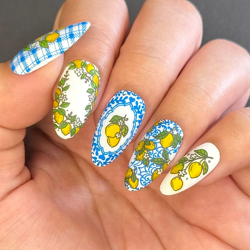 Tutti Frutti: Berry Sweet (MXM152) - Nail Stamping Plate