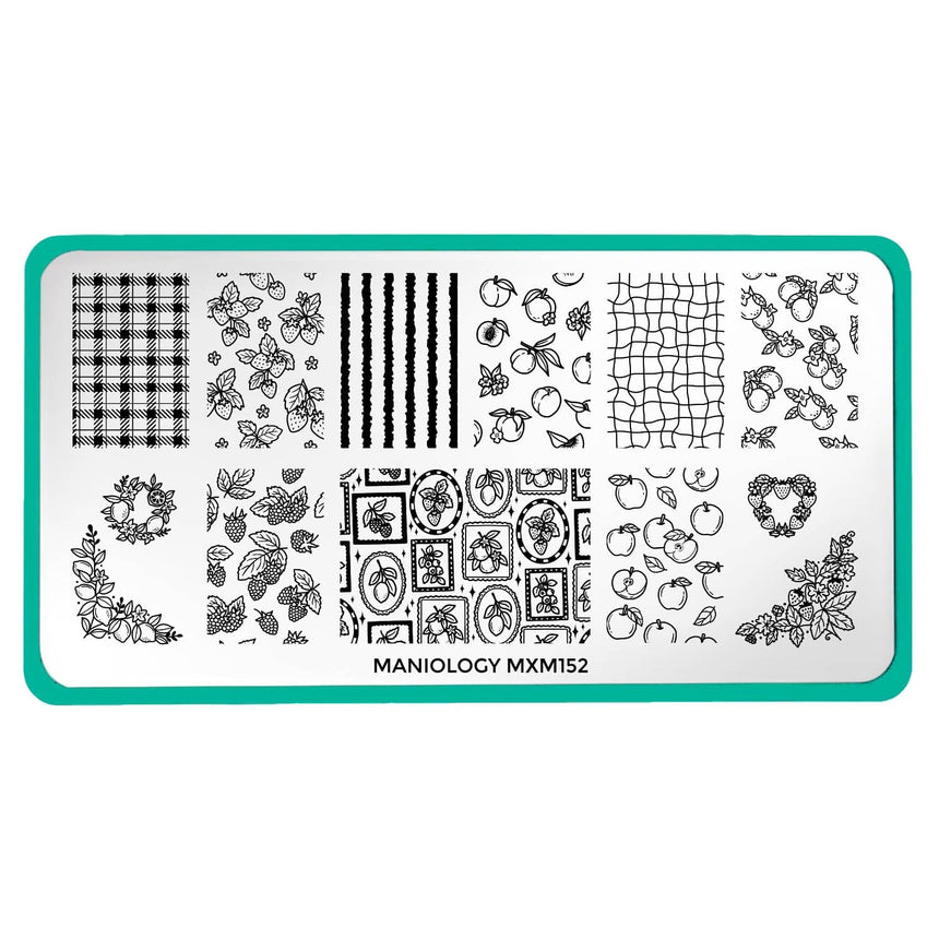 Tutti Frutti: Berry Sweet (MXM152) - Nail Stamping Plate