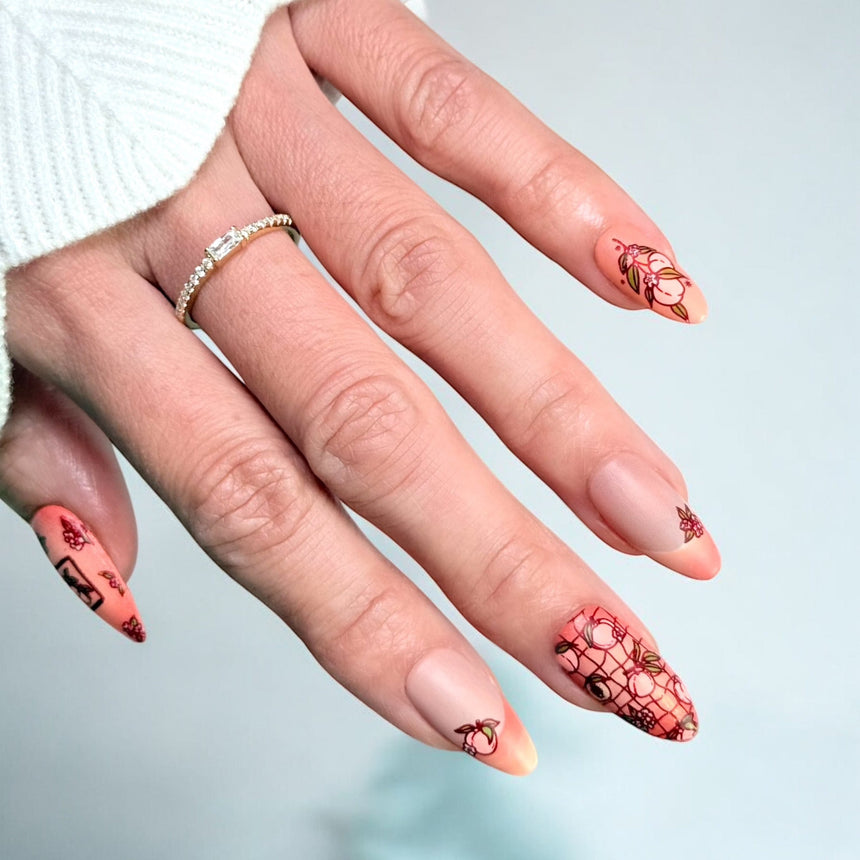 Tutti Frutti: Berry Sweet (MXM152) - Nail Stamping Plate