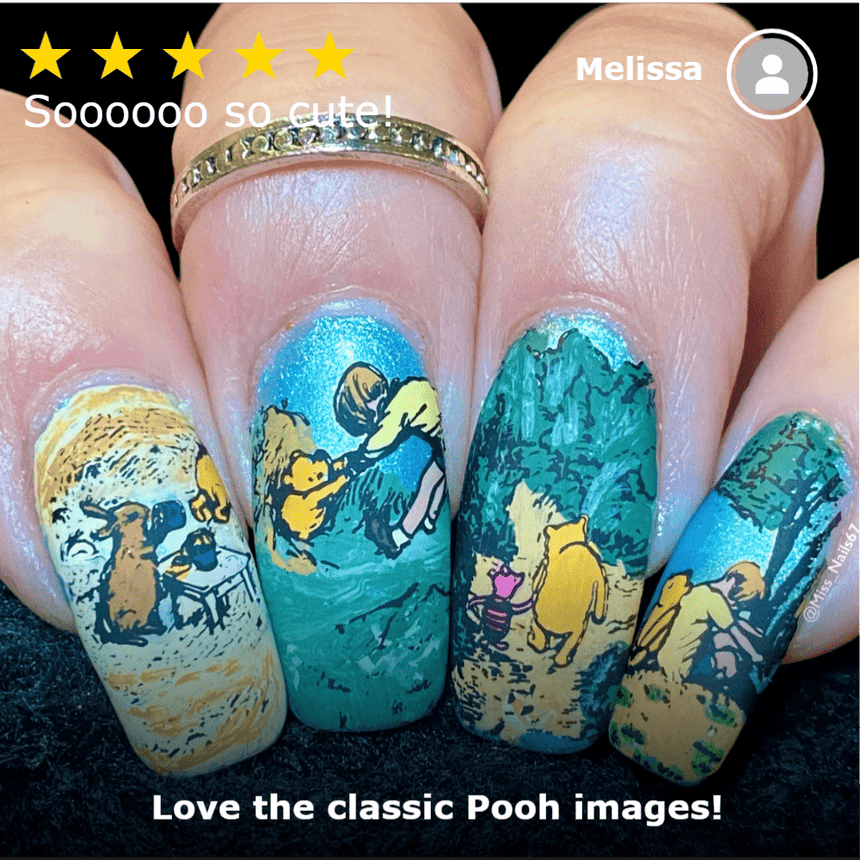 Hundred Acre Wood: Tales from the Wood (MXM090) - Nail Stamping Plate