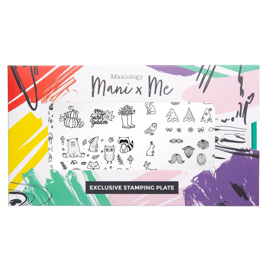 Garden Gnomes: Tales from Toadstool (MXM114) - Nail Stamping Plate