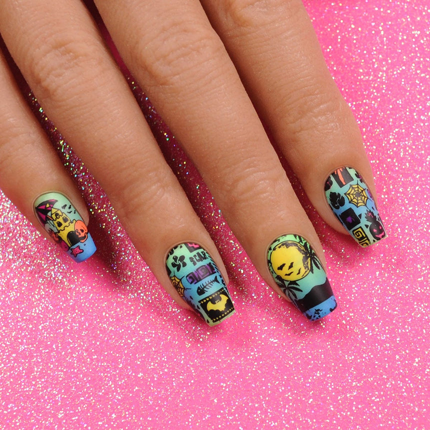 Creepy Tiki: Spirited Luau (MXM111) - Nail Stamping Plate