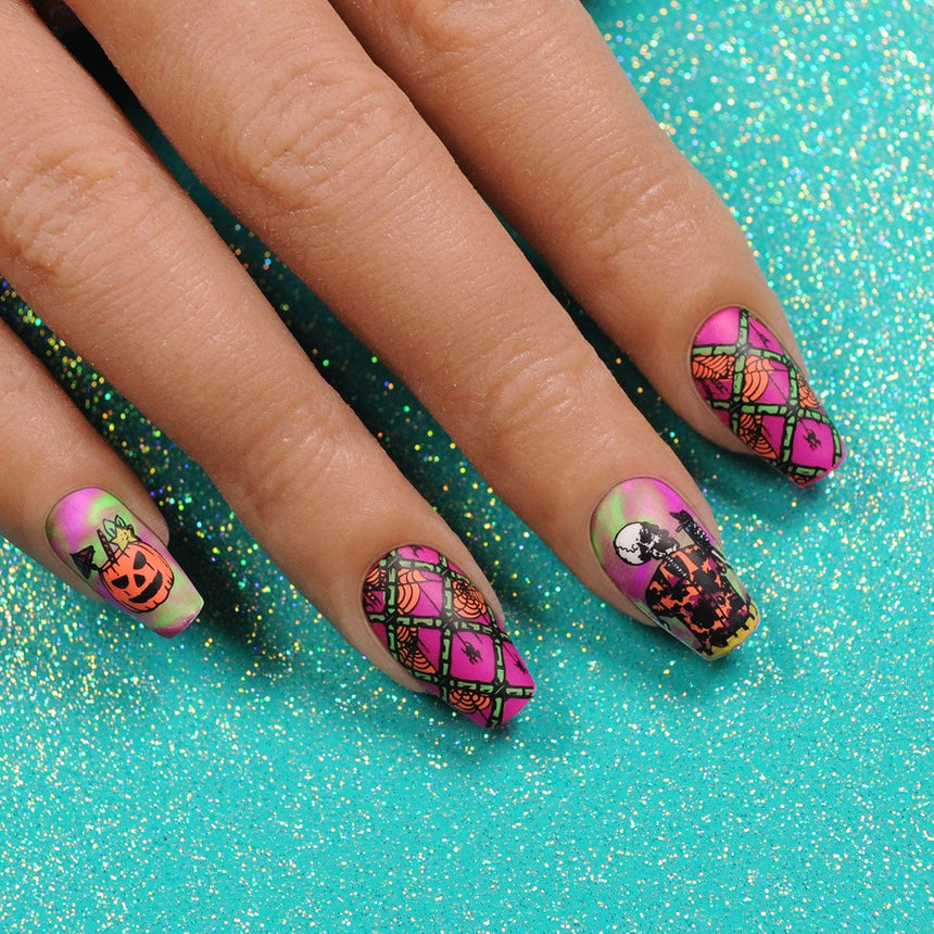 Creepy Tiki: Spirited Luau (MXM111) - Nail Stamping Plate