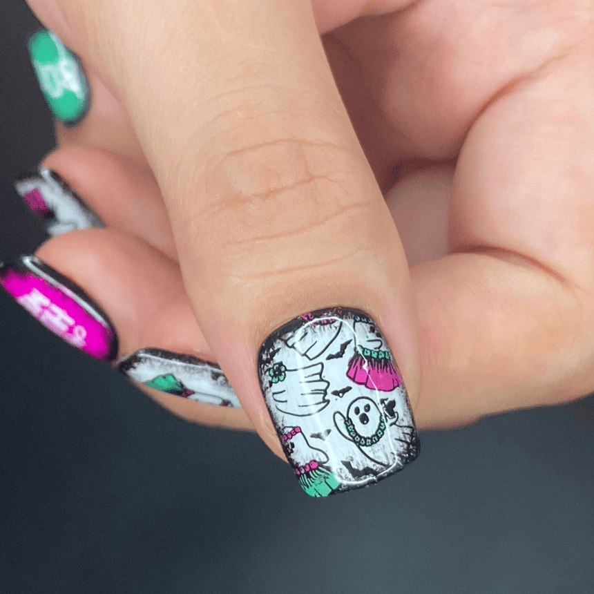 Creepy Tiki: Spirited Luau (MXM111) - Nail Stamping Plate