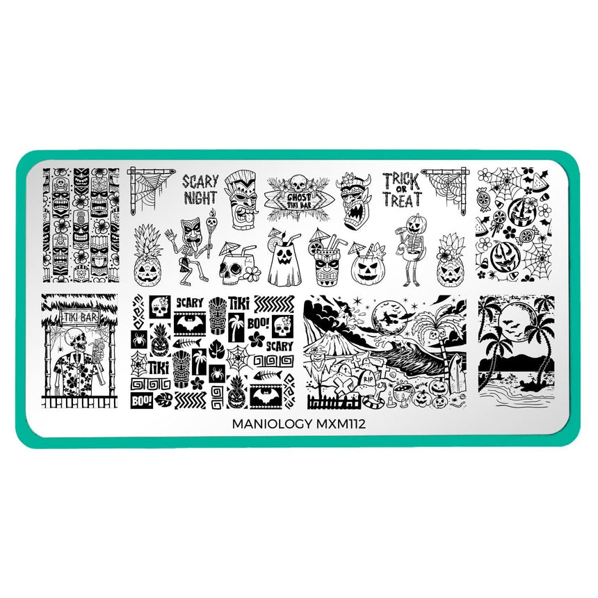 Creepy Tiki: Tiki Terror (MXM112) - Nail Stamping Plate