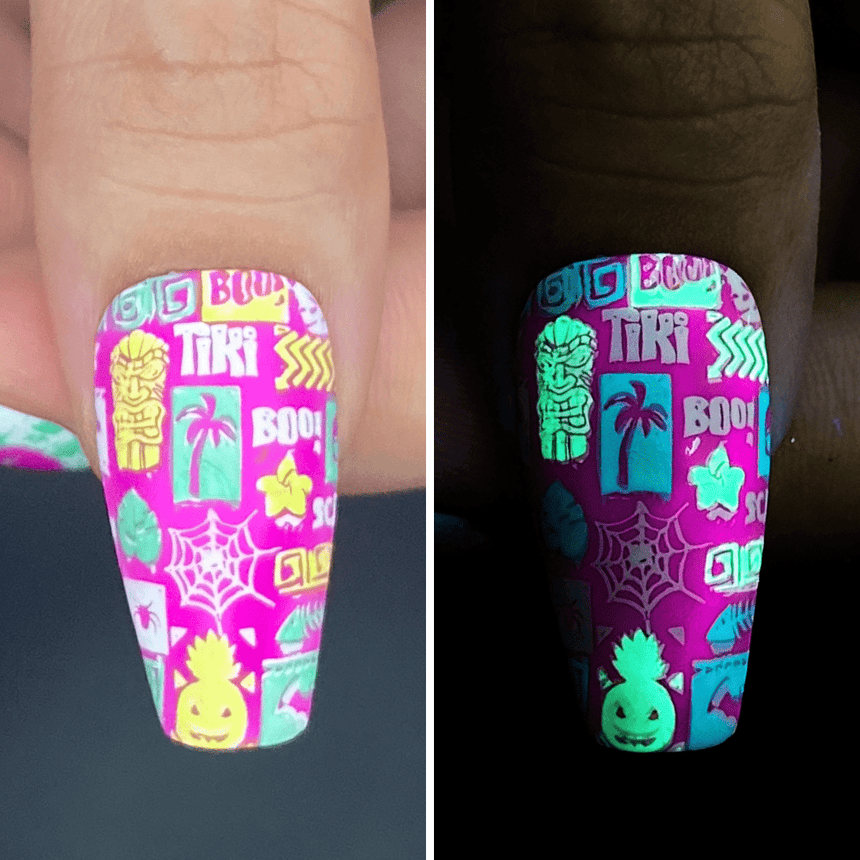 Creepy Tiki: Tiki Terror (MXM112) - Nail Stamping Plate