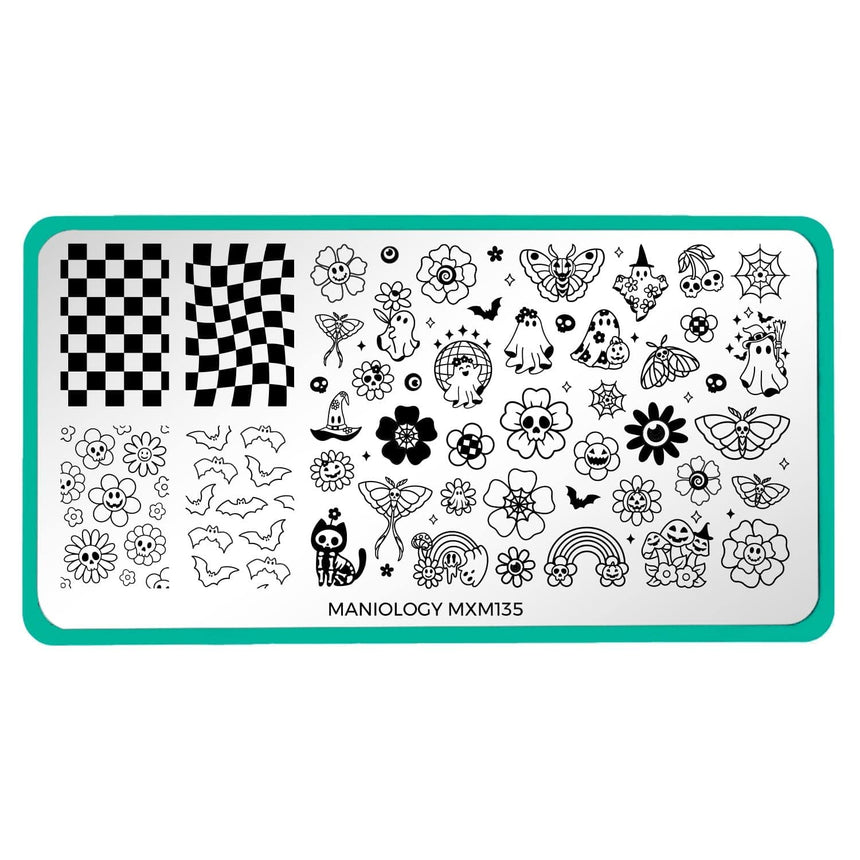 Death Disco: Boogie & Boo (MXM135) - Nail Stamping Plate