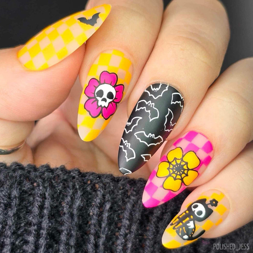 Death Disco: Boogie & Boo (MXM135) - Nail Stamping Plate