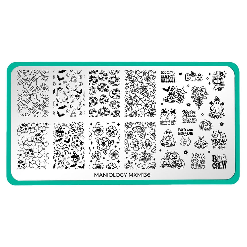 Death Disco: Funkin' Pumpkins (MXM136) - Nail Stamping Plate