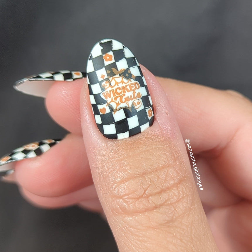 Death Disco: Funkin' Pumpkins (MXM136) - Nail Stamping Plate