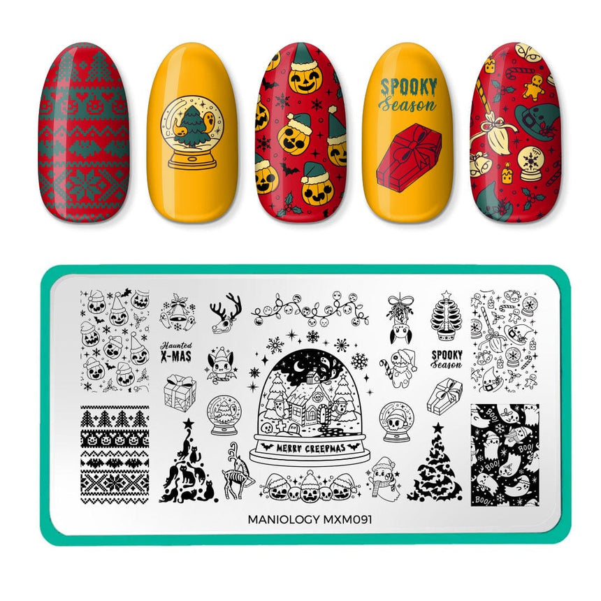 Merry & Fright: Creepmas Cheer (MXM091) - Nail Stamping Plate