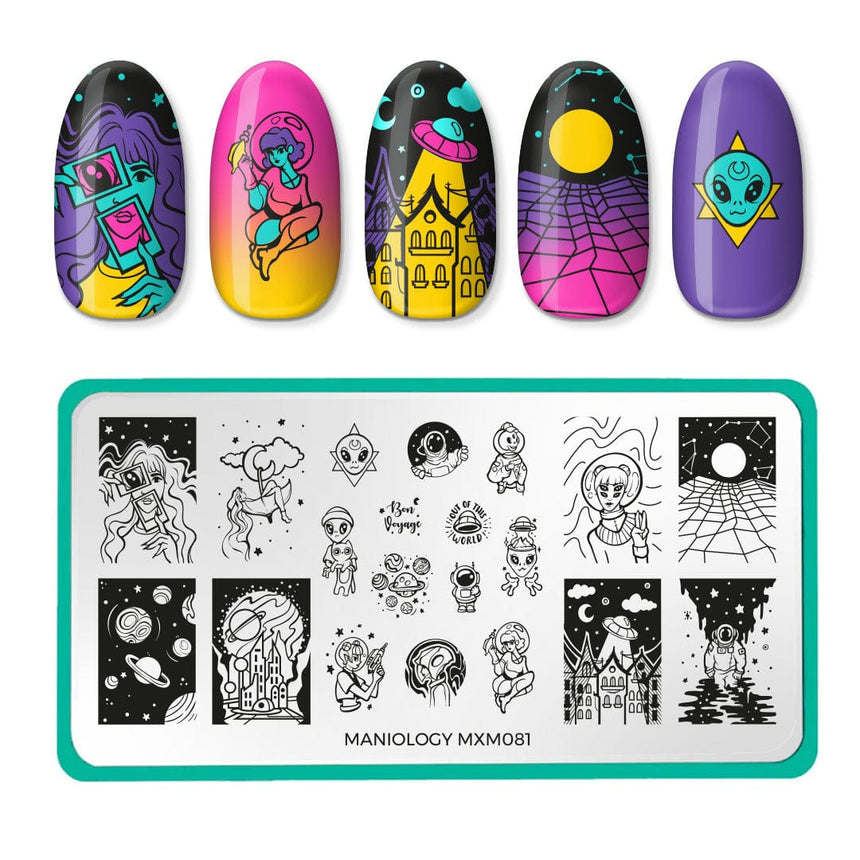 Planetary Xplorer: Starstruck Mission (MXM081) - Nail Stamping Plate
