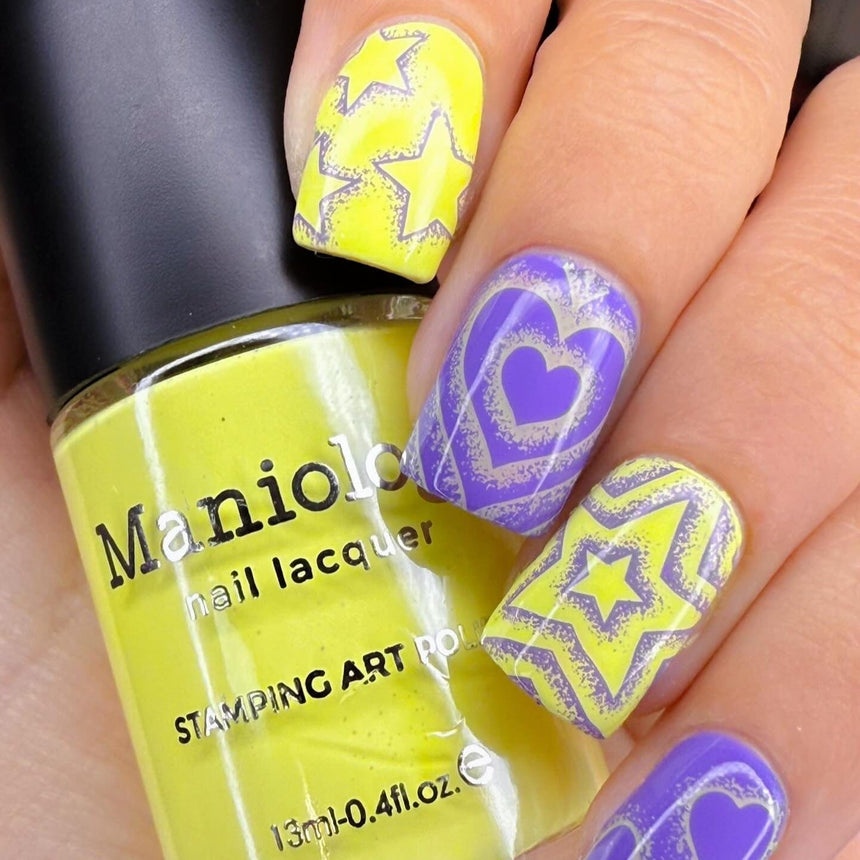 VHS Violet (B552) - Cream Purple Stamping Polish