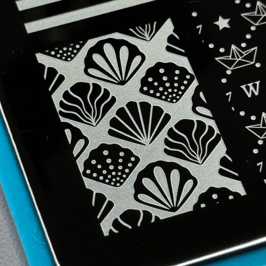 Sail Away: High Tide (MXM157) - Nail Stamping Plate