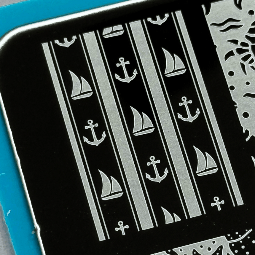 Sail Away: Sea Treasures (MXM158) - Nail Stamping Plate