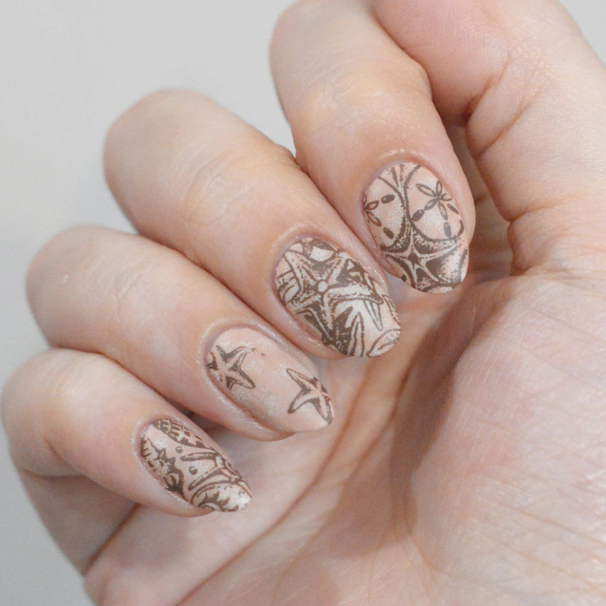 Sea of Stars: Drifted Tides (MXM181) - Nail Stamping Plate