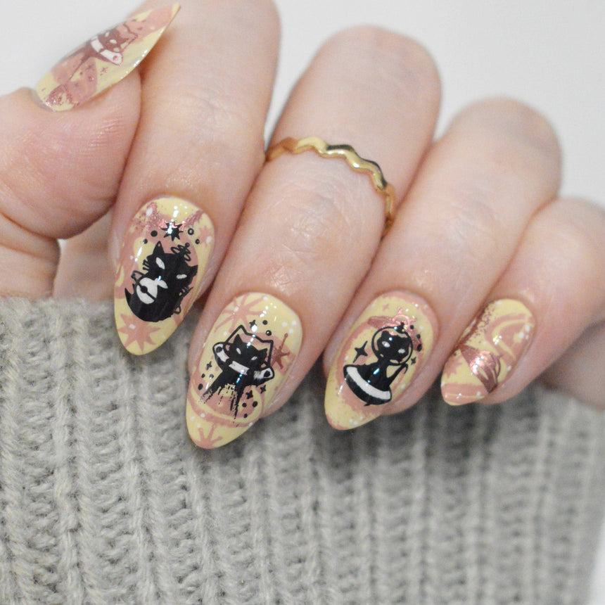 Space Age: Lunar Landing (MXM166) - Nail Stamping Plate