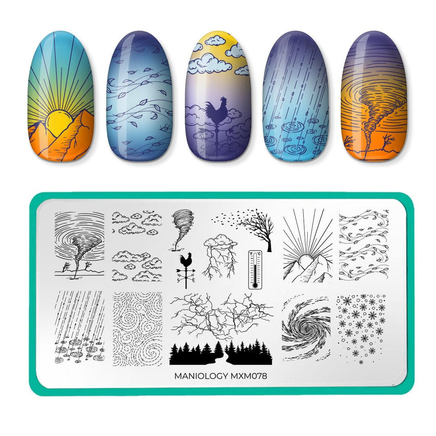 Storm Chaser: Eye of the Storm (MXM078) - Nail Stamping Plate