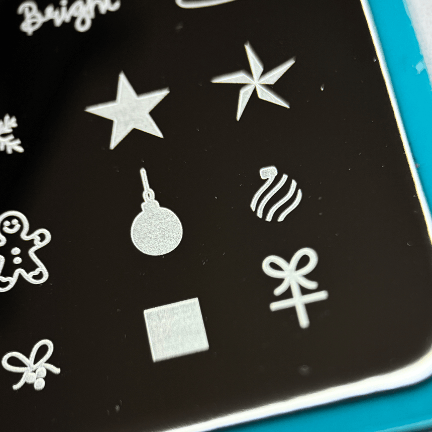 Tinsel Trinkets: Dainty Delights (MXM164) - Nail Stamping Plate