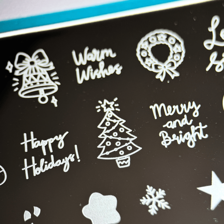 Tinsel Trinkets: Dainty Delights (MXM164) - Nail Stamping Plate