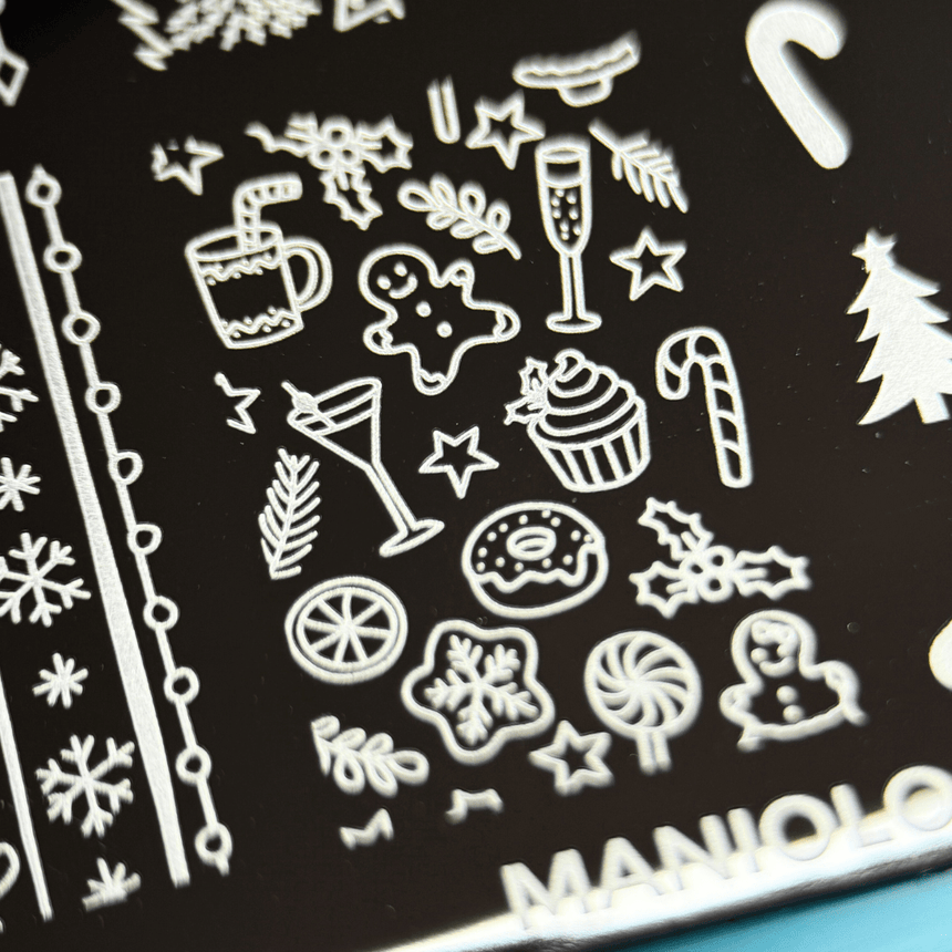 Tinsel Trinkets: Dainty Delights (MXM164) - Nail Stamping Plate