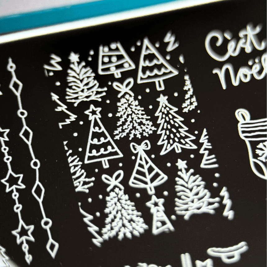 Tinsel Trinkets: Dainty Delights (MXM164) - Nail Stamping Plate