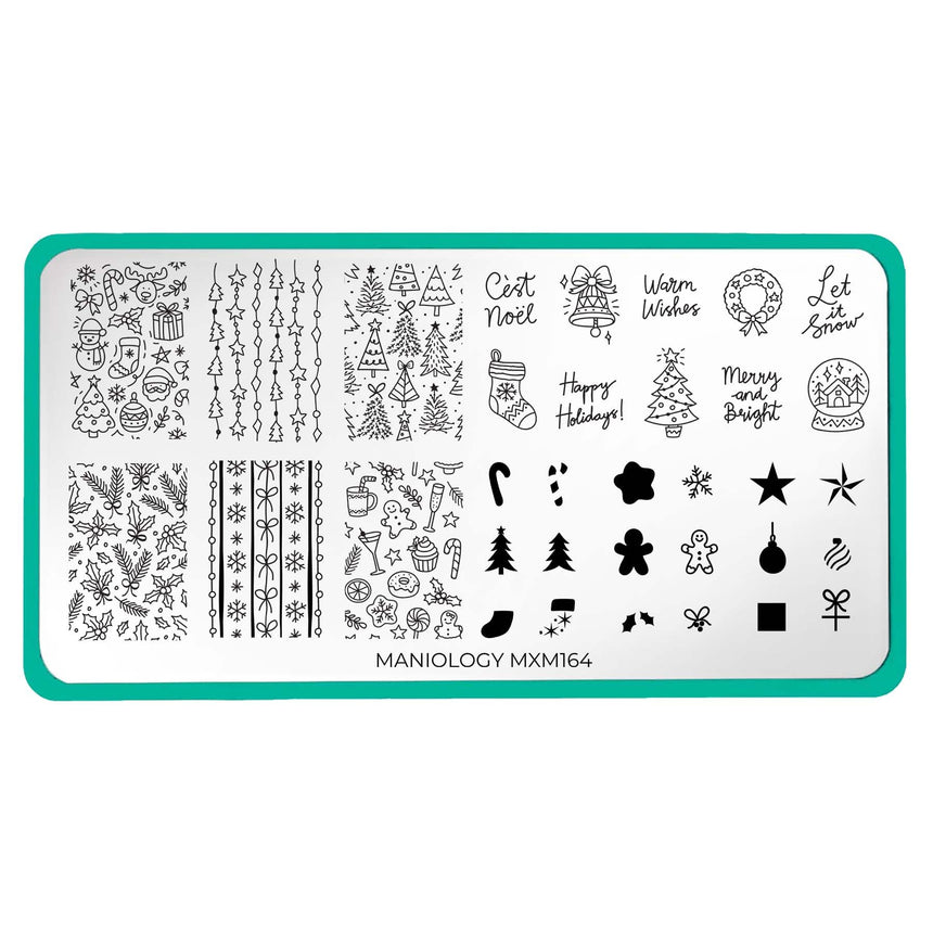 Tinsel Trinkets: Dainty Delights (MXM164) - Nail Stamping Plate