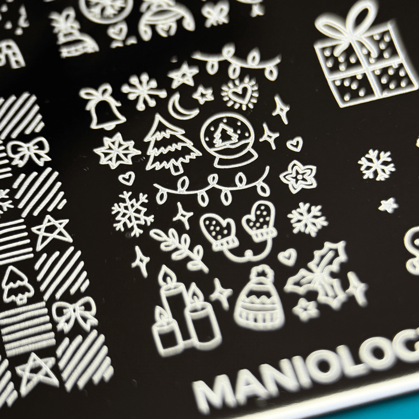 Tinsel Trinkets: Twinkling Trinkets (MXM163) - Nail Stamping Plate