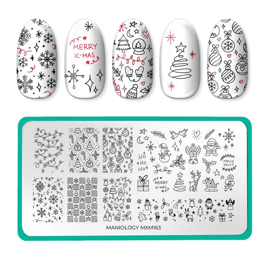 Tinsel Trinkets: Twinkling Trinkets (MXM163) - Nail Stamping Plate