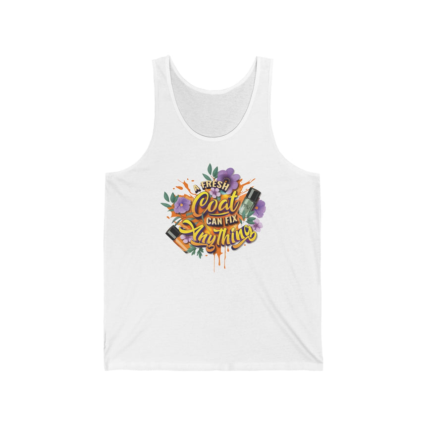 A Fresh Coat Can Fix Anything - Jersey Tank Top