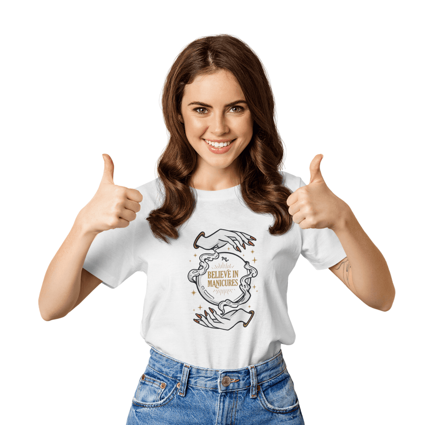 Believe In Manicures - Short Sleeve T-shirt