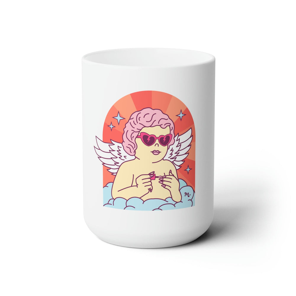 Cupid's Nail Spa Ceramic Coffee Mug 15oz