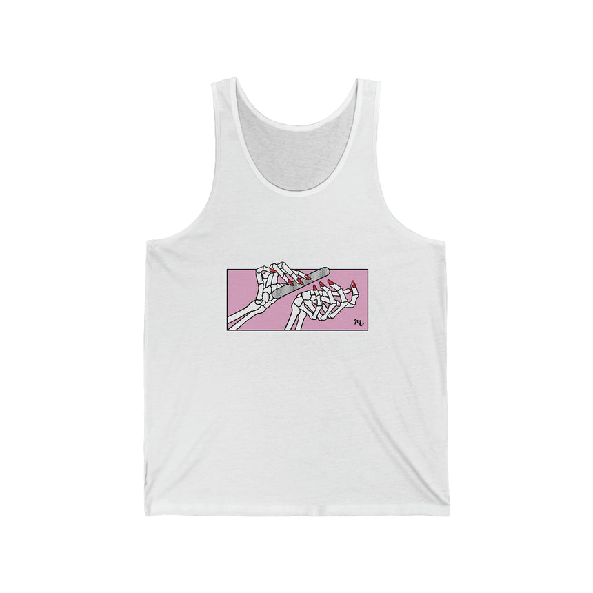 Dead But Nailed It - Jersey Tank Top