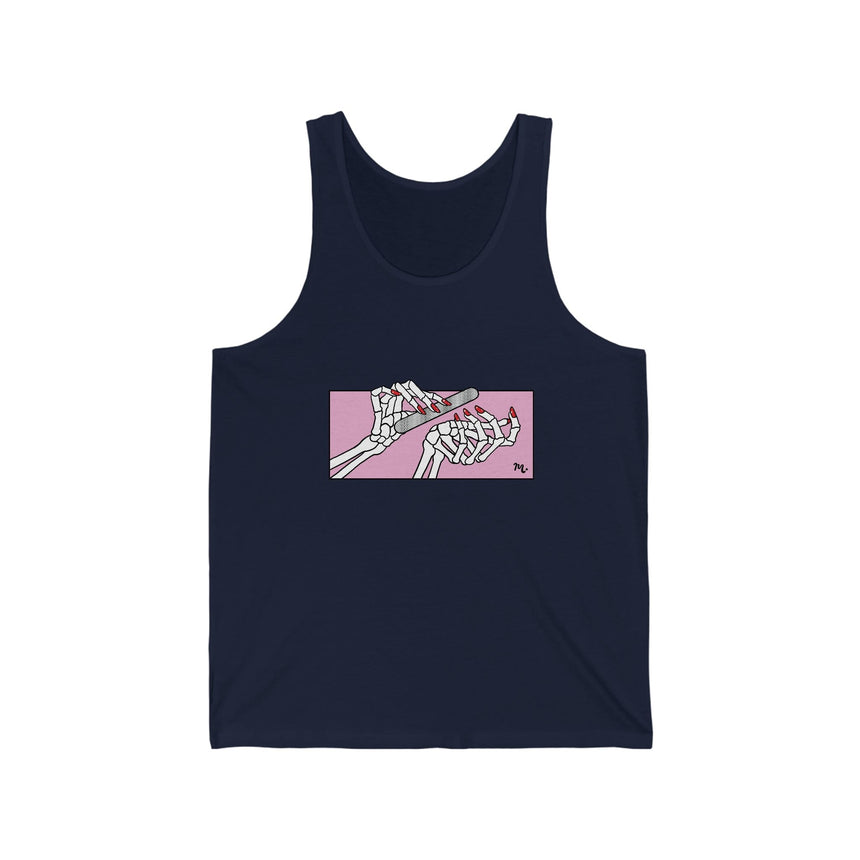Dead But Nailed It - Jersey Tank Top