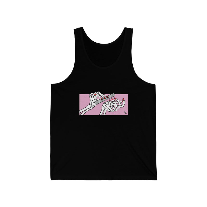 Dead But Nailed It - Jersey Tank Top