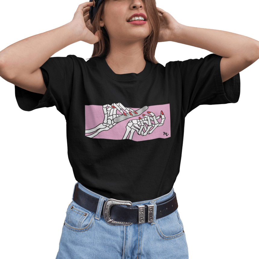 Dead But Nailed It - Short Sleeve T-shirt