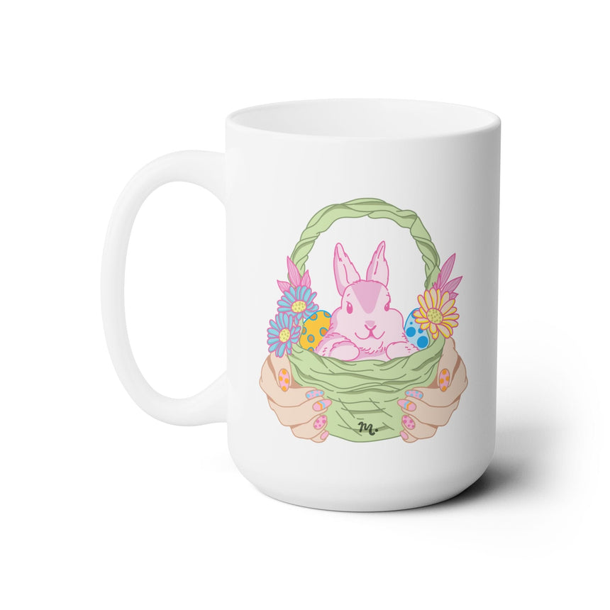 Easter Bunny Ceramic Coffee Mug 15oz