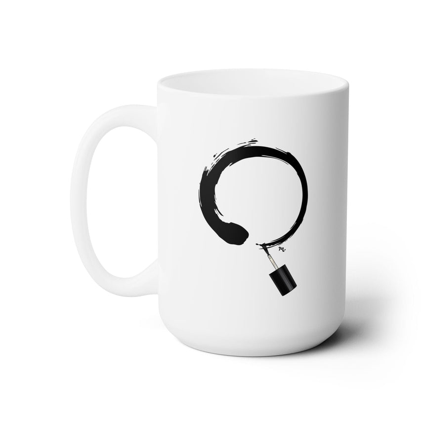 Enso Circle Ceramic Coffee Mug 15oz